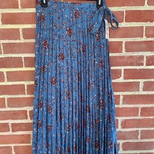 NWT Lularoe Deanne Floral Full Length Wrap Skirt